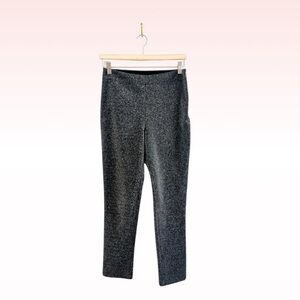 H&M Silver Glitter Trouser Pants (Sz S)